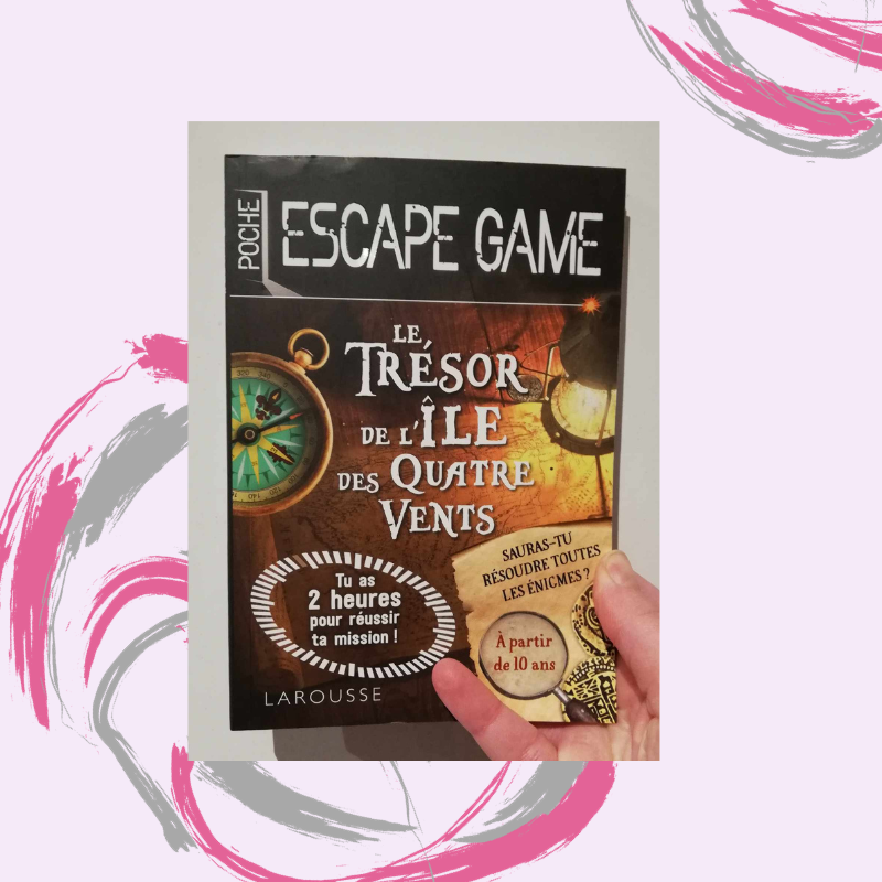 Escape game « Le trésor de l’île des quatre vents » de Gilles Saint-Martin.